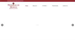 Desktop Screenshot of monogramhomes.net